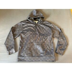 Men's OAF Nation Hoodie Hooded Sweatshirt Brass Knuckles All Over Print Size XL